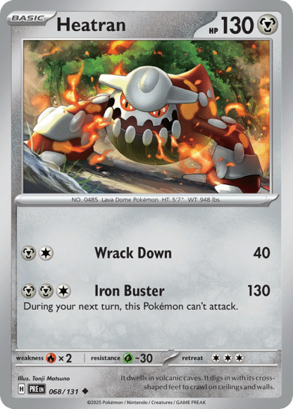 Heatran Reverse - Prismatic Evolutions