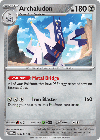 Archaludon Reverse - Prismatic Evolutions
