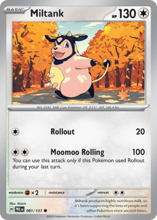 Miltank Reverse - Prismatic Evolutions