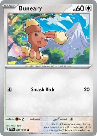 Buneary Reverse - Prismatic Evolutions