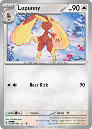 Lopunny Reverse - Prismatic Evolutions