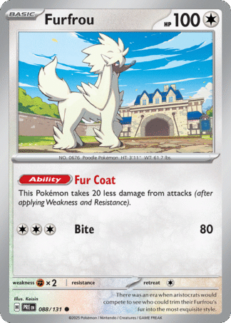 Furfrou Reverse - Prismatic Evolutions