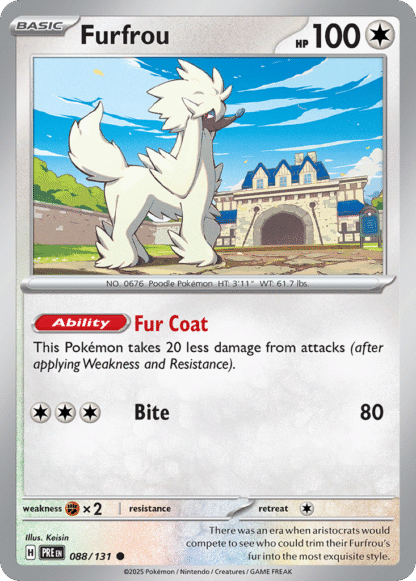 Furfrou Reverse - Prismatic Evolutions