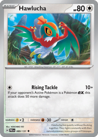 Hawlucha Poke Ball - Prismatic Evolutions