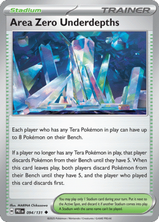 Area Zero Underdepths Poke Ball - Prismatic Evolutions