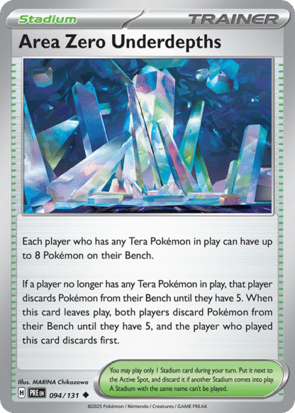 Area Zero Underdepths Poke Ball - Prismatic Evolutions
