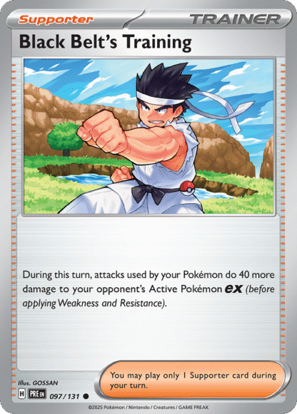 Black Belt's Training Poke Ball - Prismatic Evolutions