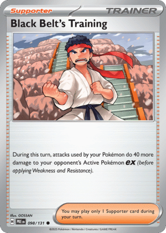 Black Belt's Training Poke Ball - Prismatic Evolutions