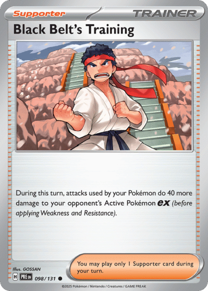 Black Belt's Training Poke Ball - Prismatic Evolutions