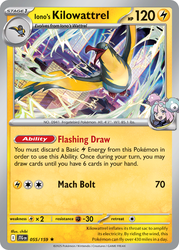 Iono's Kilowattrel Reverse - Journey Together