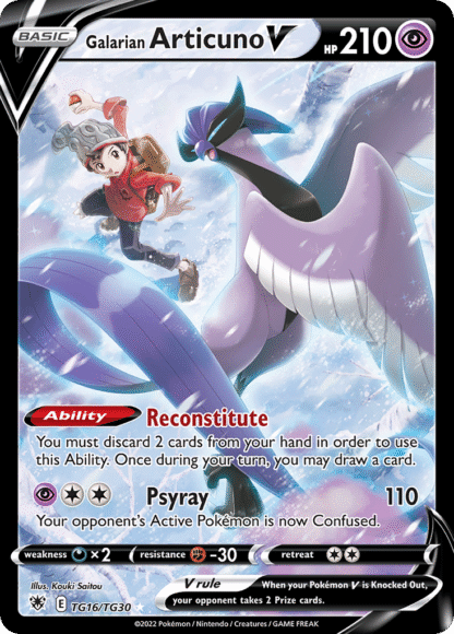 Galarian Articuno V - Astral Radiance Trainer Gallery