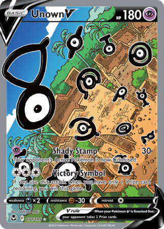 Unown V - Silver Tempest