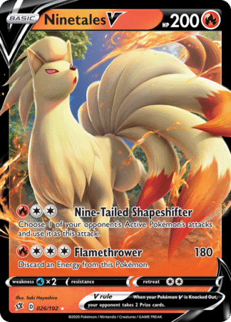 Ninetales V - Rebel Clash
