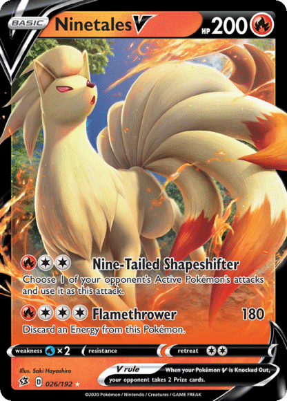 Ninetales V - Rebel Clash