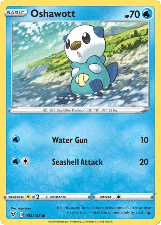 Oshawott Reverse - Vivid Voltage
