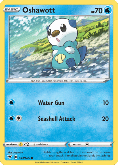 Oshawott Reverse - Vivid Voltage