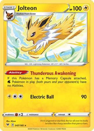 Jolteon Reverse - Vivid Voltage