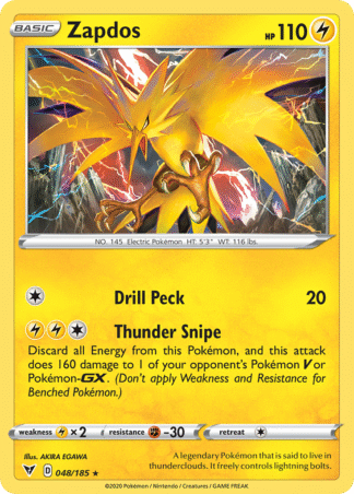 Zapdos Reverse - Vivid Voltage