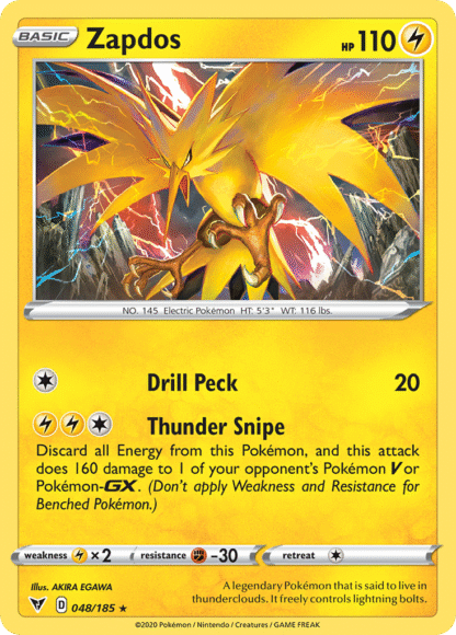 Zapdos Reverse - Vivid Voltage