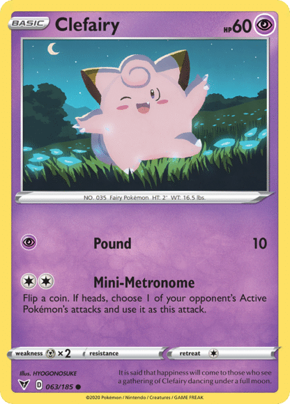Clefairy Reverse - Vivid Voltage