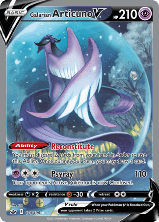 Galarian Articuno V - Chilling Reign