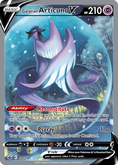 Galarian Articuno V - Chilling Reign