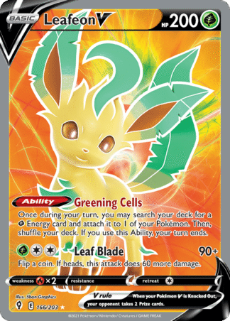 Leafeon V - Evolving Skies