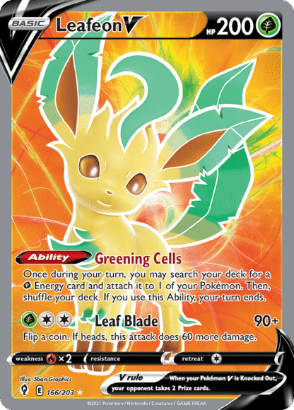 Leafeon V - Evolving Skies