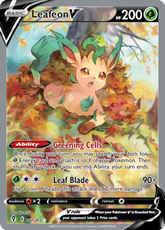 Leafeon V - Evolving Skies