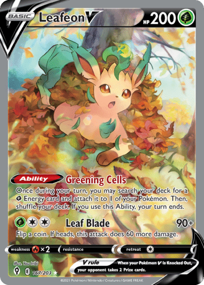 Leafeon V - Evolving Skies