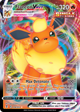 Flareon VMAX - Evolving Skies