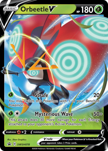 Orbeetle V - SWSH Black Star Promos