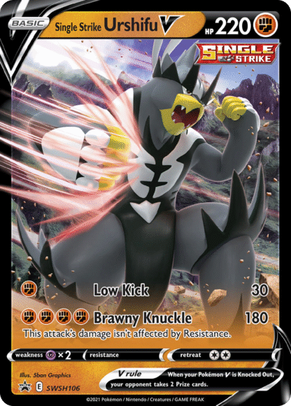 Single Strike Urshifu V - SWSH Black Star Promos