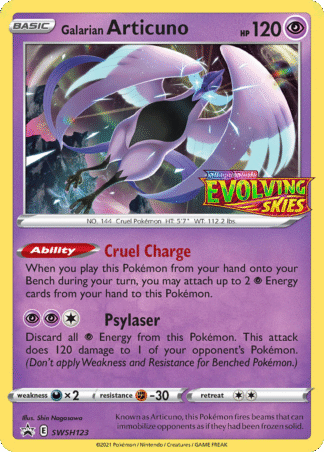 Galarian Articuno - SWSH Black Star Promos