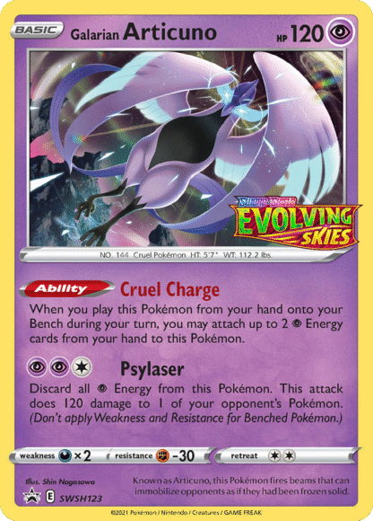 Galarian Articuno - SWSH Black Star Promos