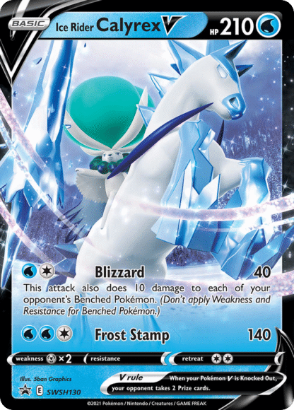 Ice Rider Calyrex V - SWSH Black Star Promos
