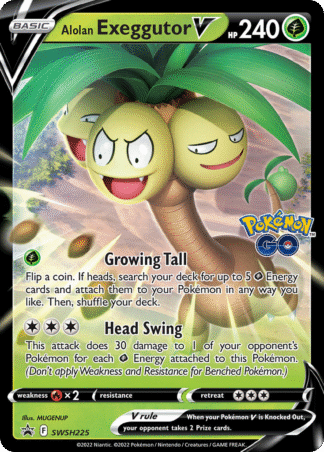 Alolan Exeggutor V - SWSH Black Star Promos