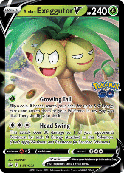 Alolan Exeggutor V - SWSH Black Star Promos