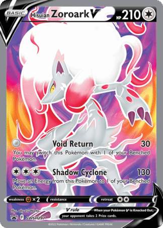 Hisuian Zoroark V - SWSH Black Star Promos