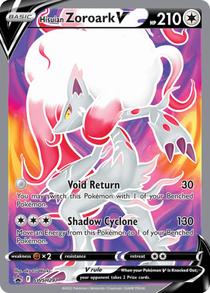 Hisuian Zoroark V - SWSH Black Star Promos