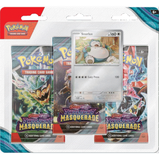 Twilight Masquerade 3-Pack Blister Snorlax Promo