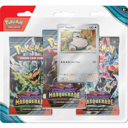 Twilight Masquerade 3-Pack Blister Snorlax Promo