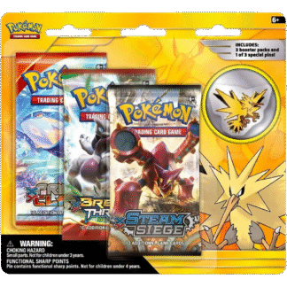 XY 3-Pack Blister Zapdos Pin