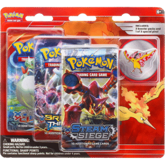 XY 3-Pack Blister Moltres Pin
