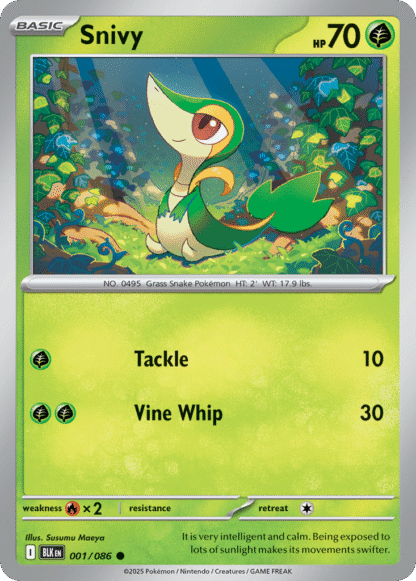 Snivy Reverse - Black Bolt