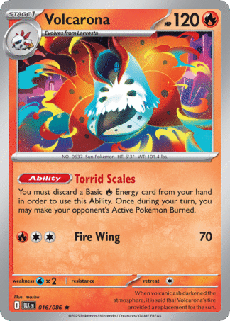 Volcarona - Black Bolt