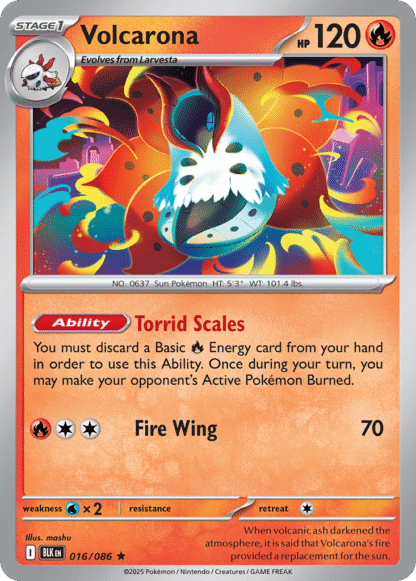 Volcarona - Black Bolt