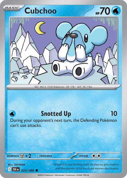 Cubchoo Reverse - Black Bolt