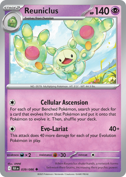 Reuniclus Reverse - Black Bolt