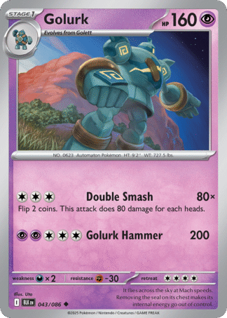 Golurk Reverse - Black Bolt
